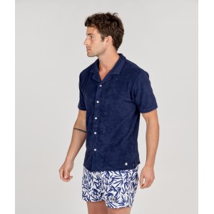 MIKA - Navy blue sponge shirt