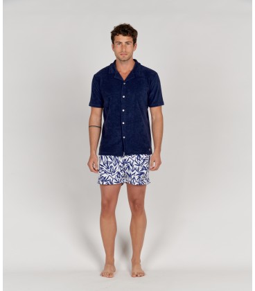 MIKA - Navy blue sponge shirt