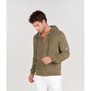 COTTON HOODIE SACHA KHAKI