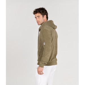 COTTON HOODIE SACHA KHAKI