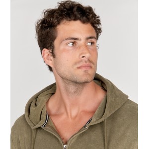 COTTON HOODIE SACHA KHAKI