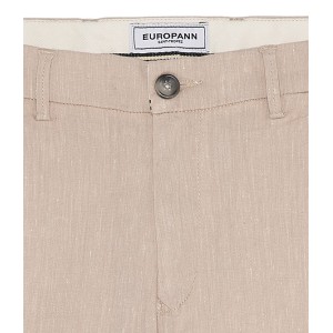 GORDON - Linen-blend slim fit chinos, beige