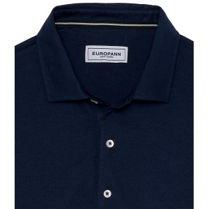 WESTON - Polo jersey en coton, marine
