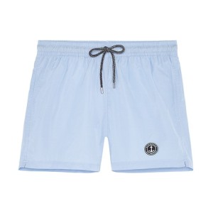 SOFT - Short de bain uni, bleu ciel