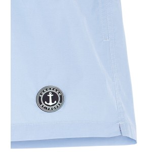SOFT - Short de bain uni, bleu ciel