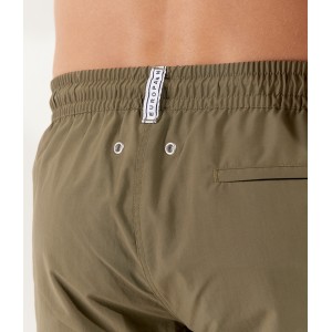 SOFT - Plain khaki swim shorts