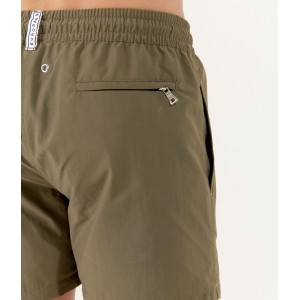 SOFT - Plain khaki swim shorts