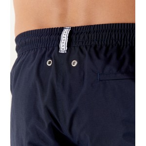 SOFT - Plain navy blue swim shorts