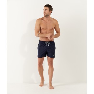 SOFT - Plain navy blue swim shorts