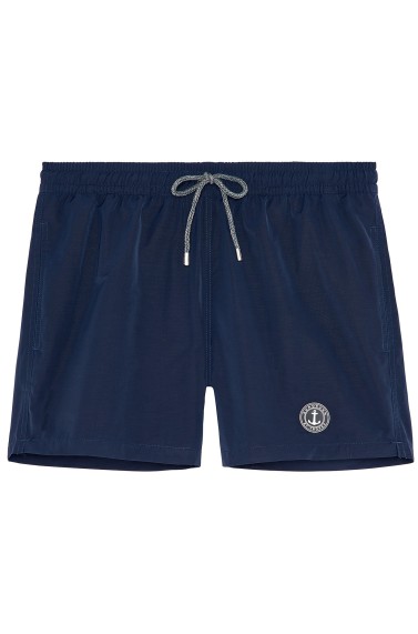 SOFT - Plain navy blue swim shorts
