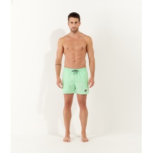 SOFT -  Short de bain uni vert anis