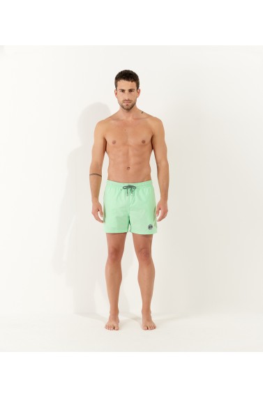 SOFT - Plain lime green swim shorts