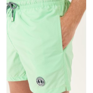 SOFT -  Short de bain uni vert anis