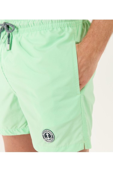 SOFT -  Short de bain uni vert anis