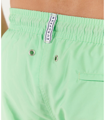 SOFT -  Short de bain uni vert anis