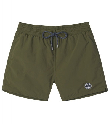 SOFT - Plain khaki swim shorts
