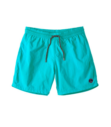 SOFT - Plain turquoise blue swim shorts