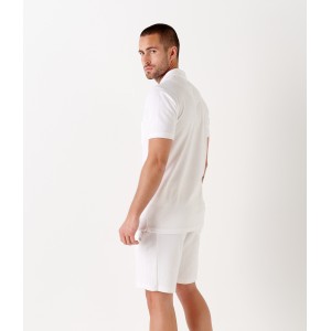 MITCH - Polo éponge blanc