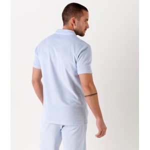 SKY BLUE SPONGE JOGGING SHORTS NOAH