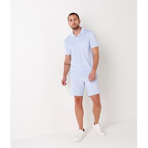 SKY BLUE SPONGE JOGGING SHORTS NOAH