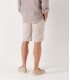 TURNER - Bermuda slim fit lin chiné, beige