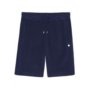 NAVY BLUE SPONGE JOGGING SHORTS NOAH