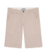 TURNER -  Slim fit linen-blend bermudas, camel