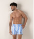 CALIFORNIA - Large stripes print ocean swimshorts