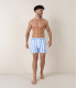 CALIFORNIA - Large stripes print ocean swimshorts