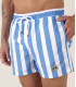 CALIFORNIA - Large stripes print ocean swimshorts
