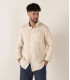 DIVA - Casual linen shirt, beige