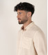 DIVA - Casual linen shirt, beige