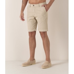 TEXAS - Bermuda chino slim uni, beige