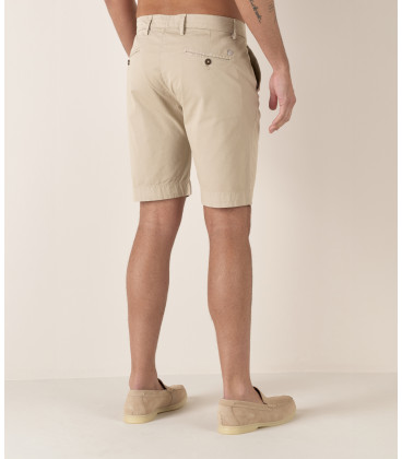 TEXAS - Bermuda chino slim uni, beige