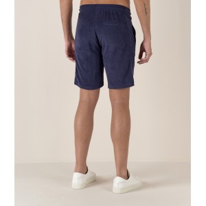 NAVY BLUE SPONGE JOGGING SHORTS NOAH