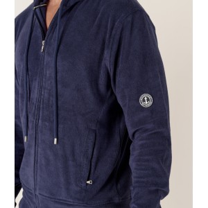 COTTON HOODIE SACHA NAVY BLUE
