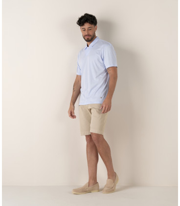 TEXAS - Bermuda chino slim uni, beige