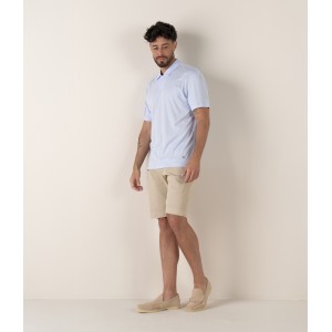 TEXAS - Bermuda chino slim uni, beige