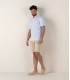 TEXAS - Bermuda chino slim uni, beige