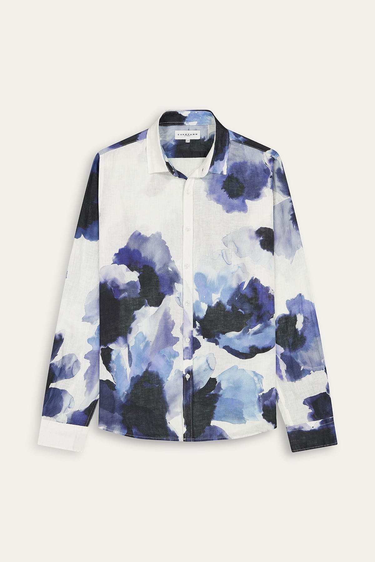 Pull col rond ivoire boutonné épaule Marque de qualité Europann