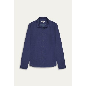 Plain navy blue color long sleeves shirt for men | Quality brand Europann