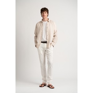 Plain beige color long sleeves shirt for men | Quality brand Europann