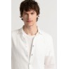 Chemise Homme manches longues unie blanche slimfit|Europann