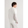 Chemise Homme manches longues unie blanche slimfit|Europann