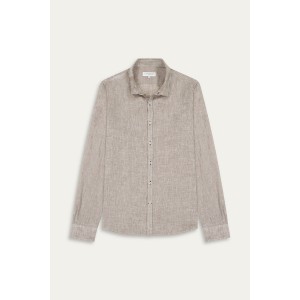 JONAS - Linen shirt taupe