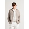 JONAS - Linen shirt taupe