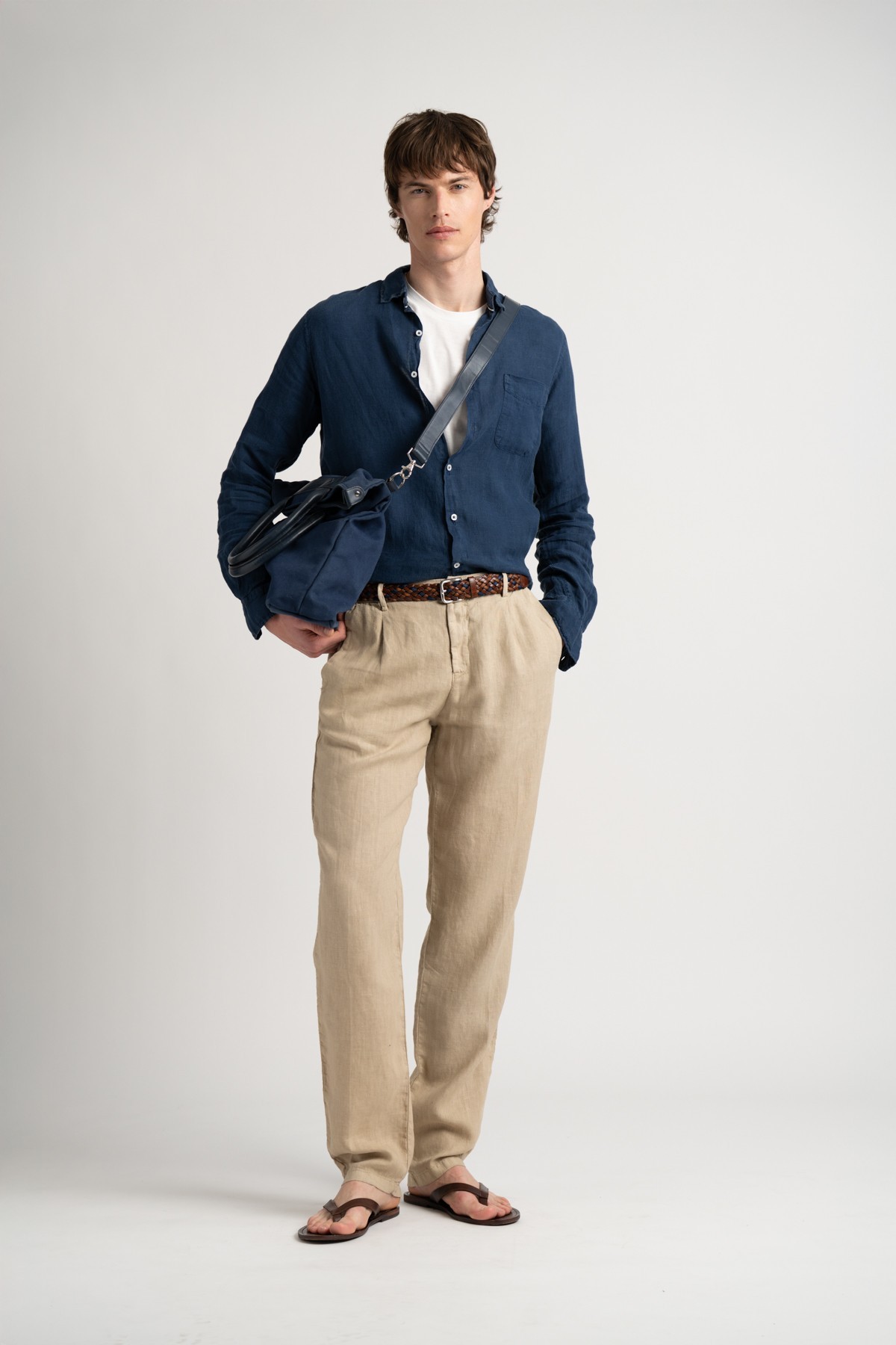 Chemise Homme unie Encre coupe ajustée|Marque de qualité - Europann