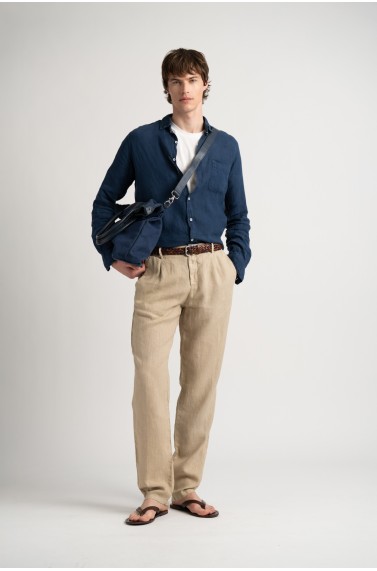 Chemise Homme unie Encre coupe ajustée|Marque de qualité - Europann