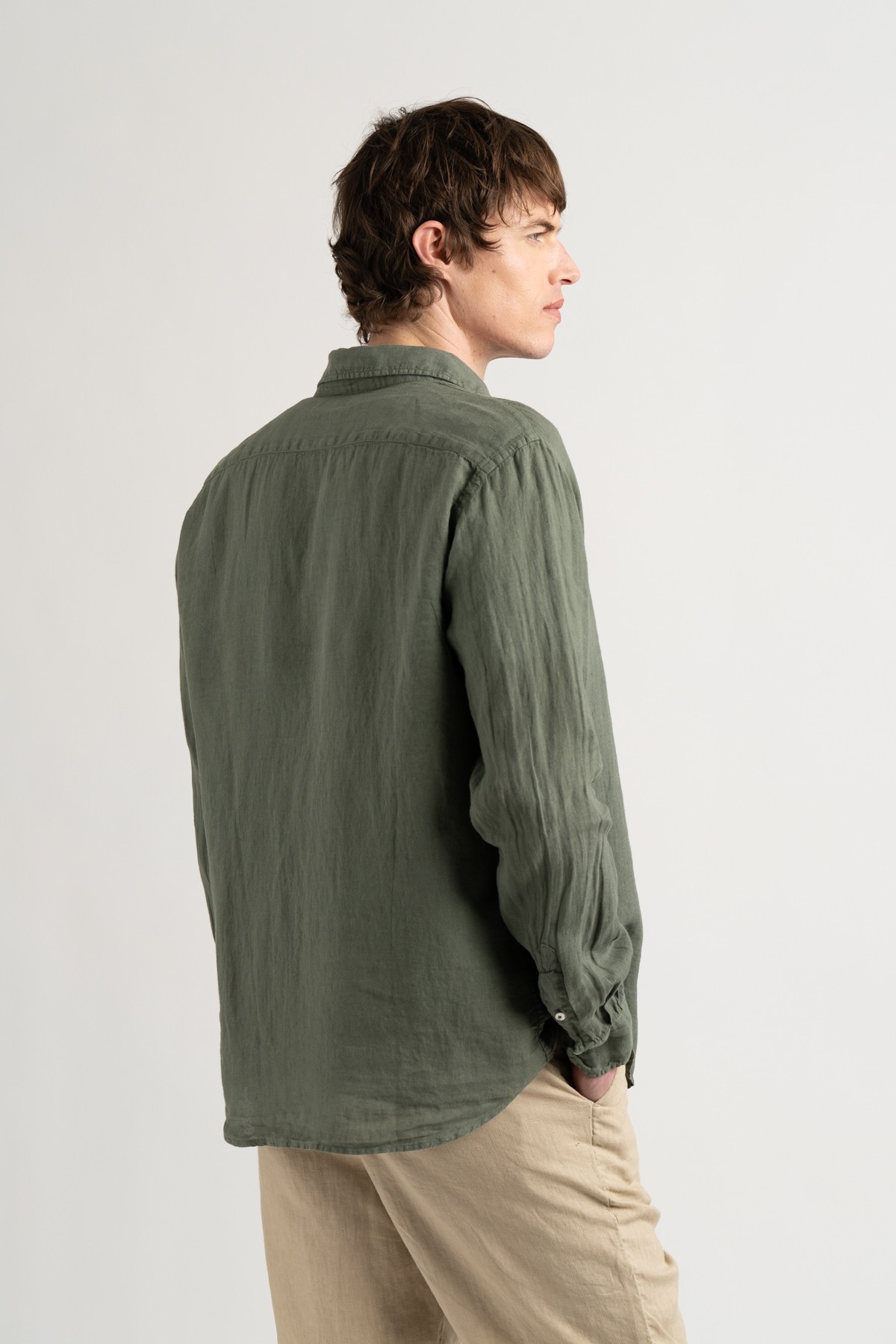 Chemise Homme unie bronze coupe ajustée|Marque de qualité - Europann