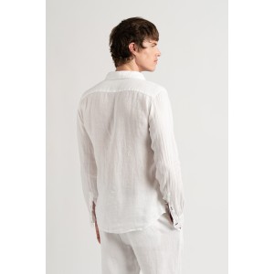 Chemise Homme unie blanche coupe ajustée|Marque de qualité - Europann